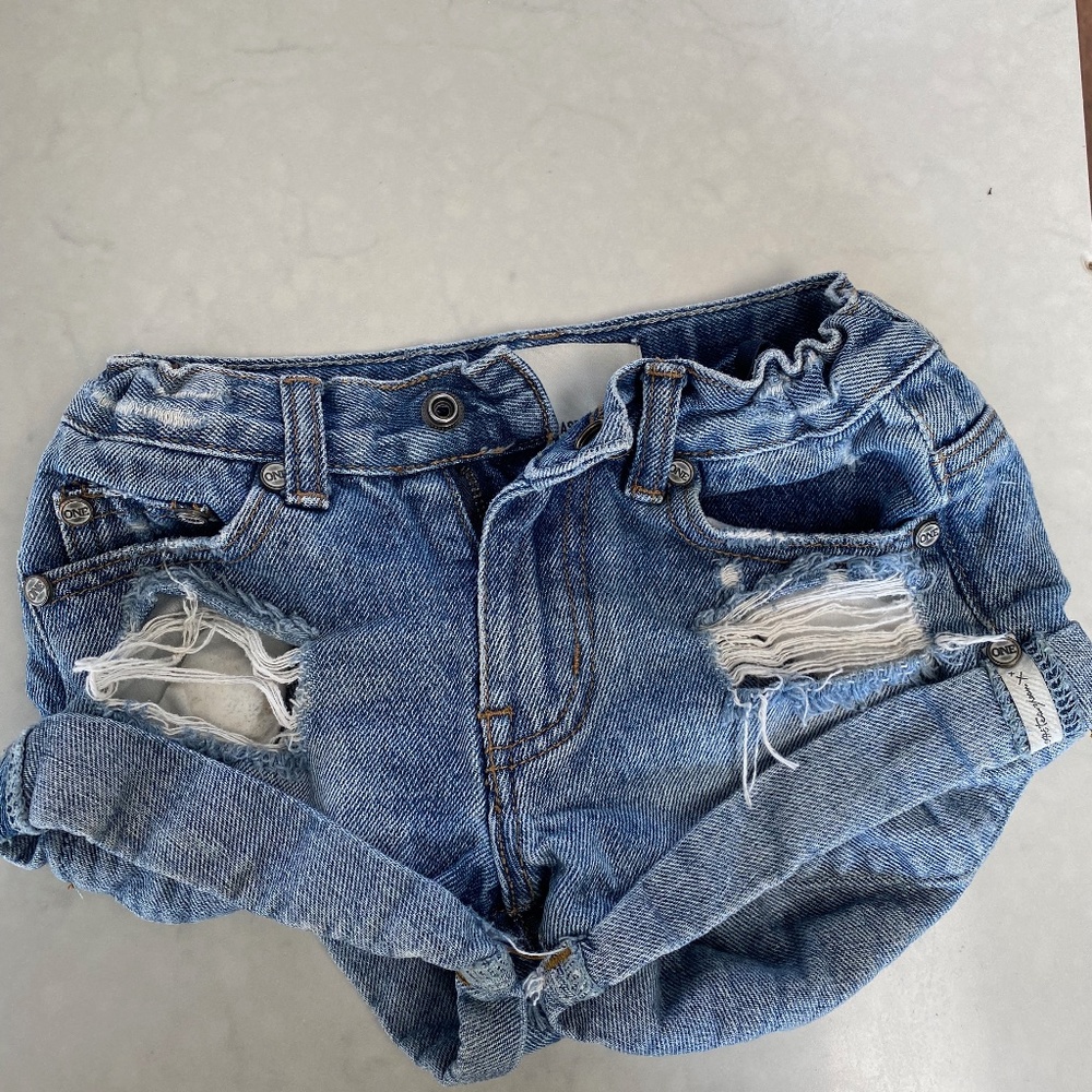 one teaspoon kids denim shorts